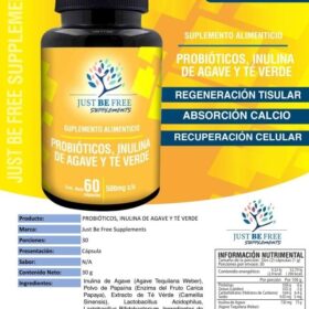 Probióticos, Inulina de Agave y Té Verde