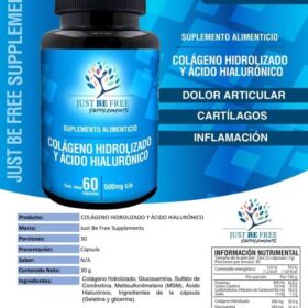 Colágeno Hidrolizado y Ácido hialurónico
